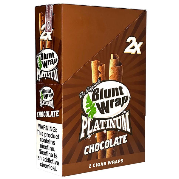 Blunt Wrap Chocolate Double Platinum Wraps | BnB Tobacco