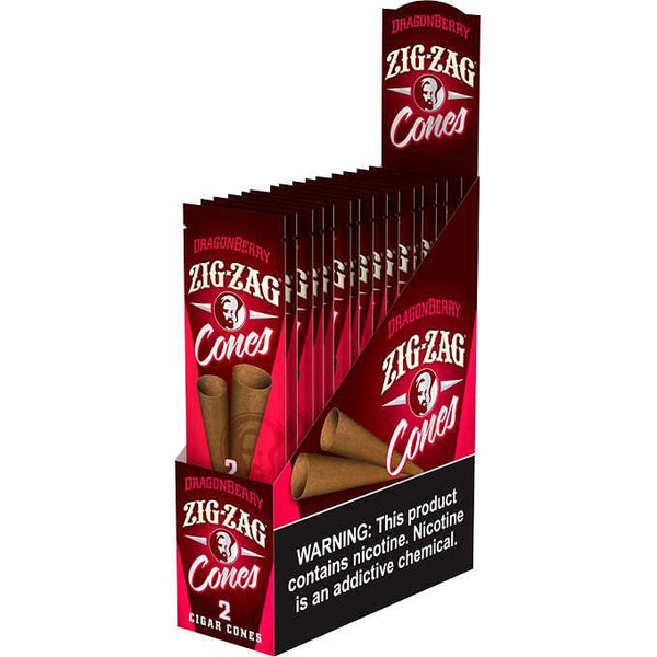 Zig-Zag Cigar Cones  Pre-Rolled Cone Blunts, 2-Pack