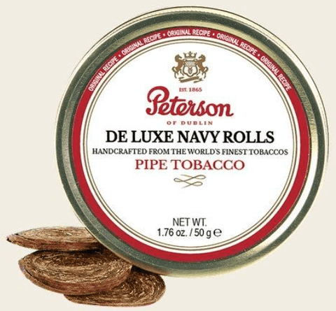 Peterson of Dublin De Luxe Navy Rolls Pipe Tobacco