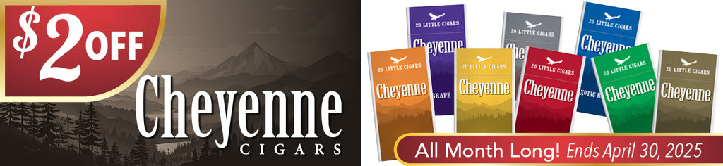 $1 off Cheyenne Cigars