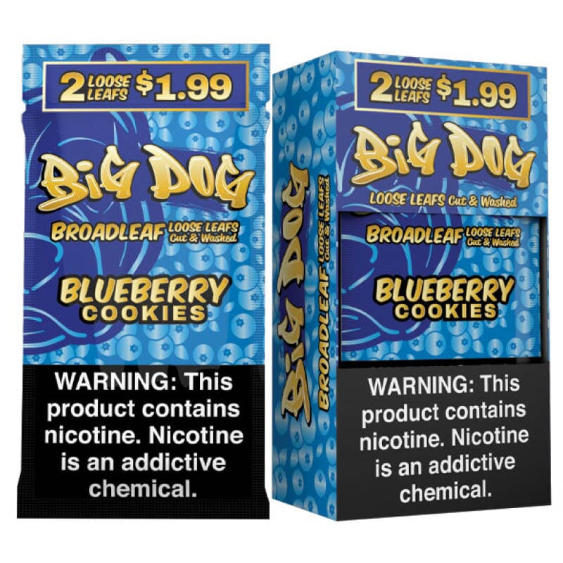 Big Dog Blueberry Cookies Loose Leaf Wraps 