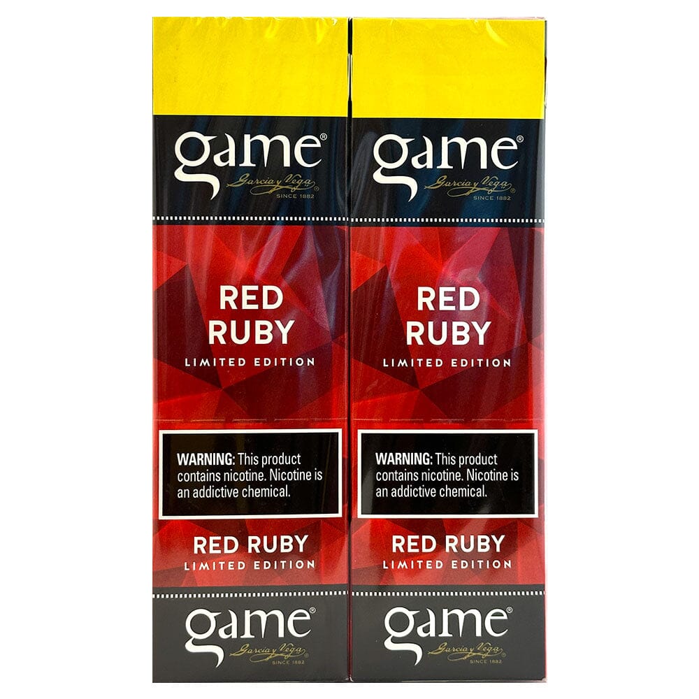 Game Red Ruby Cigarillos | Garcia y Vega | BnB Tobacco