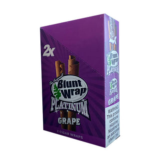 Flavored Blunt Wraps | Double Platinum Grape | BNB Tobacco