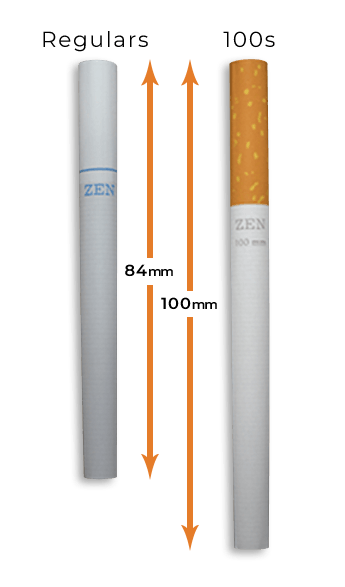 Zen Menthol 100mm Cigarette Tubes 200 Count Per Box [5-Boxes]